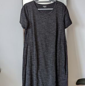 Large heather gray dress with pockets